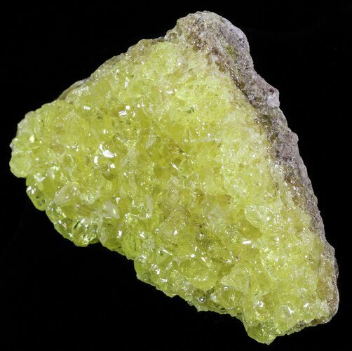 Sulfur Crystals on Matrix - Bolivia #51582